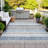 Machine Washable Indoor/Outdoor Xhevrie Navy Rug-112171318