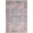 Machine Washable Oriental Blue/Red Area Rug-854122043