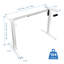 Base de bureau électrique à un seul moteur-107156309