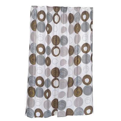 Nevin Geometric Single Shower Curtain