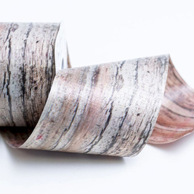 4.5'' Striped Fabric Shatterproof Ribbon