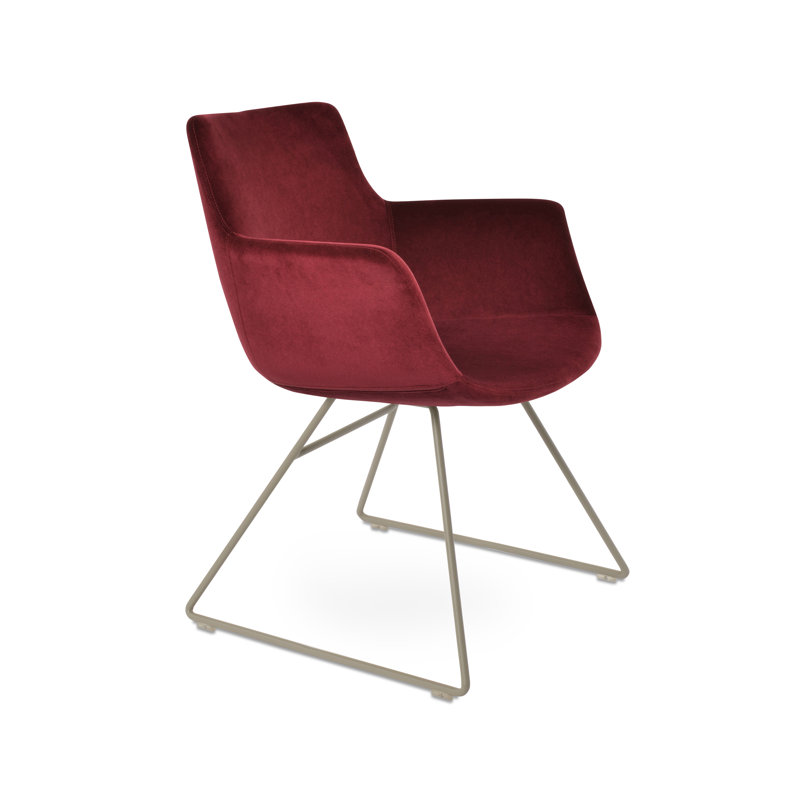 Fauteuil Bottega, Os, Blanc cassé