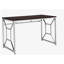 Bureau en aggloméré / chrome Martha