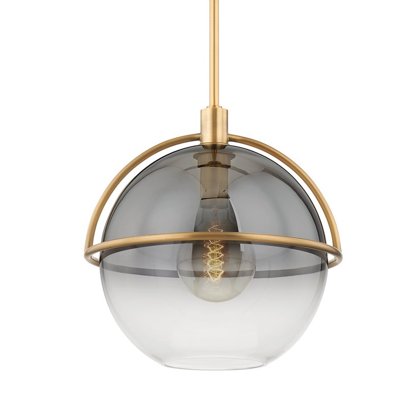 Ivins 1-Light Pendant, 16.5" H x 15.75" W x 15.75" D