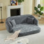 Fauteuil inclinable convertible incurvé de 87 po-42088980