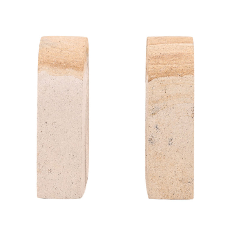 Quillon Palimanan Stone Bookend, Natural (Set of 2)
