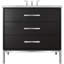 Rift White Oak Three-Drawer Single Bath Vanity-594554521-594554515-595194205