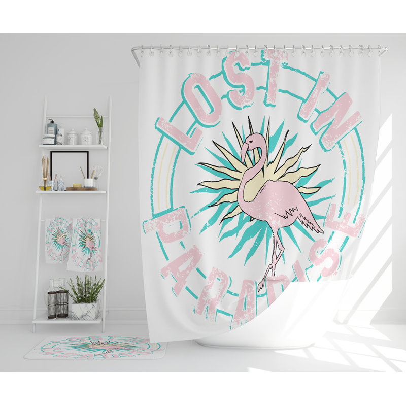 Natiley Polyester Shower Curtain Set