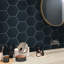 Carreau mural auto-adhésif en pierre hexagonale 6 "x 6,9" Bex-77006017