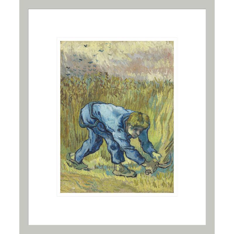 «The Reaper (d'après Millet)» par Vincent van Gogh, impression giclée encadrée, 16,46 po H x 13,75 po L