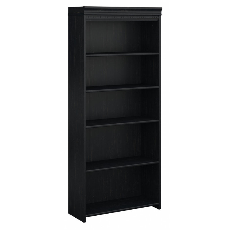 Huckins Bookcase, Antique Black