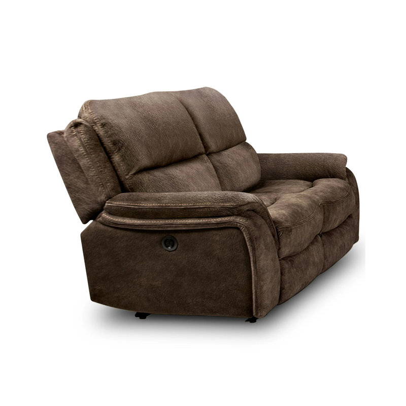 Causeuse transitionnelle l 68,4 po, brun foncé, Marron foncé