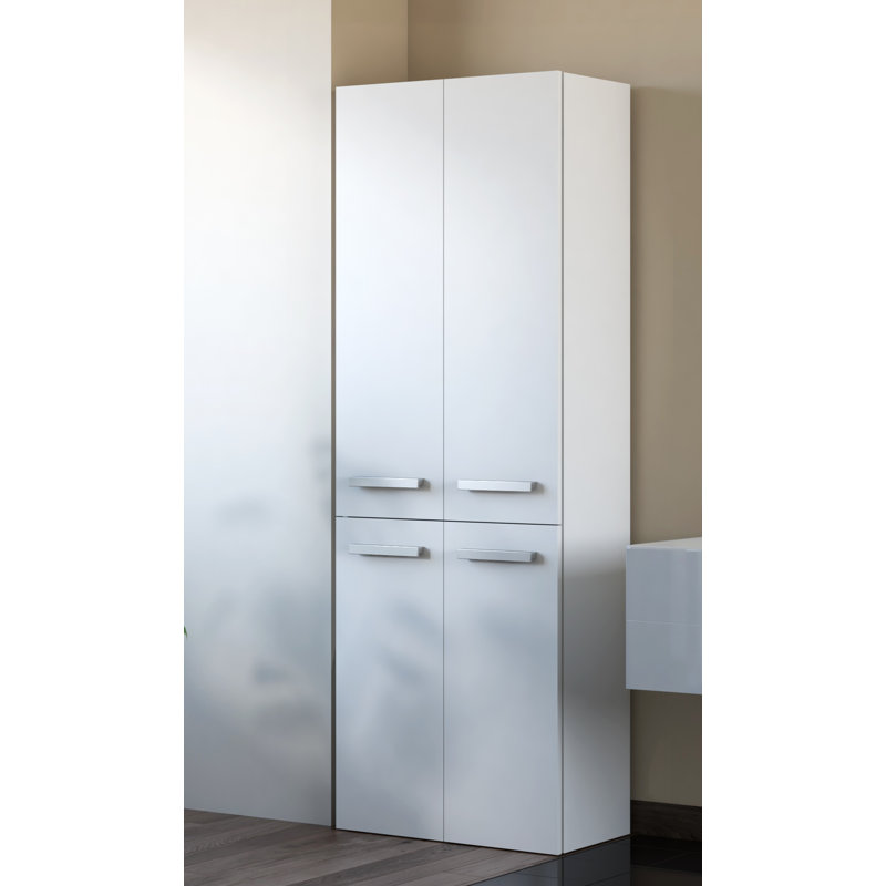 Cambree Linen Cabinet, White