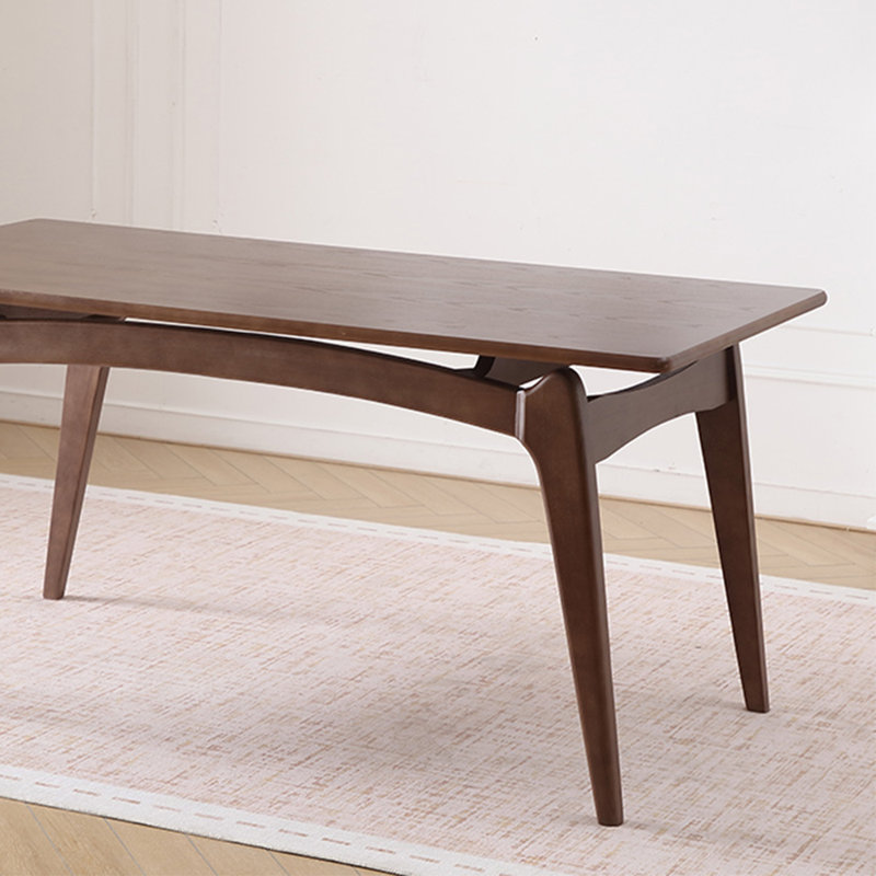 Solid wood design dining table, 29.52"H x 62.99"L x 31.49"W