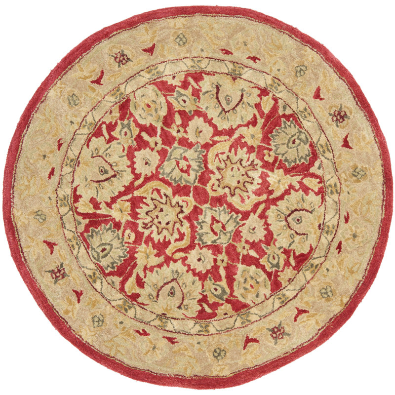 Tingley Hand Tufted Wool Oriental Rug, Round 4'