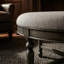 Repose-pieds rond en bois Olympia 33,5 po