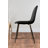 Tierra Sleek Metal and Glass Round Dining Table Set with 4 Faux Leather Upholstered Dining Chairs-1618636930