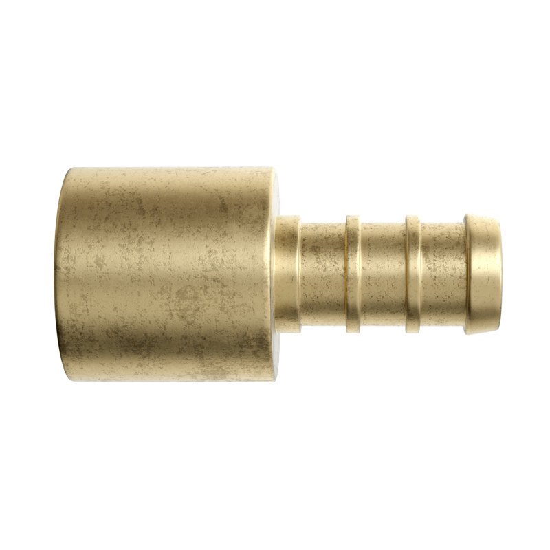 1/2" F1807 Brass PEX Male Sweat Adapter, Bag Of 100