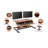 Mcmann Adjustable Metal Base Standing Desk Converter-922174301