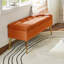 Banc de rangement rembourré en velours Kajana-1682510100