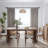 33.5"W×30"H Wood Dining Table Kitchen Table with 4 Legs-39408985-39408987