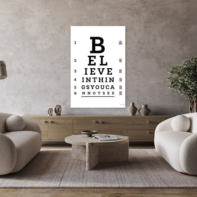 Tableau contemporain Believe, H 48 po x l 32 po