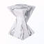 Table d'appoint d'extérieur avec motif cannelé-450855443