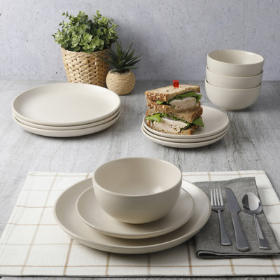 Rockaway 12 Piece Dinnerware Set