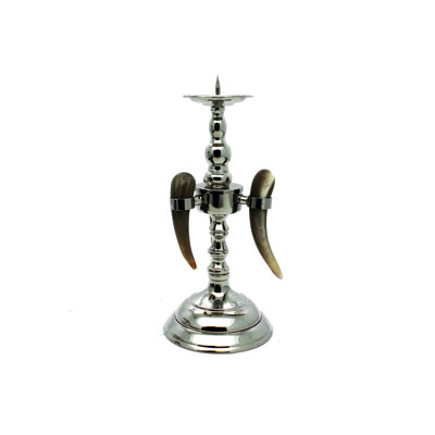 15.7'' H Metal Tabletop Candlestick