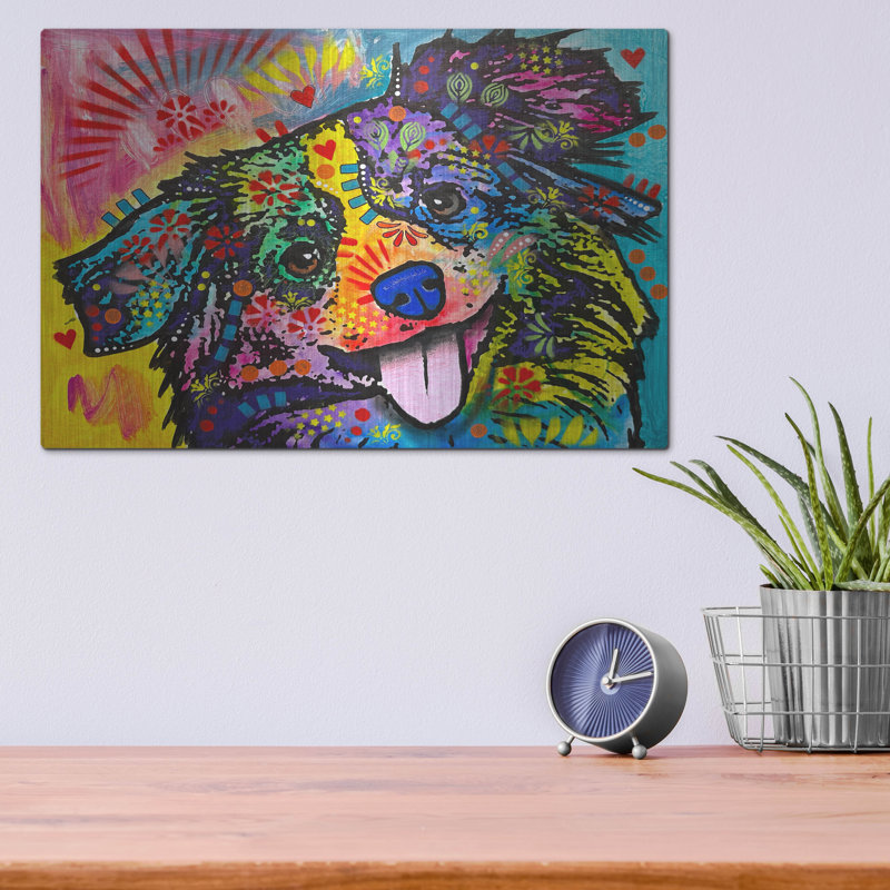 " Fuzzy Pupper " by Dean Russo, 12" H x 16" W
