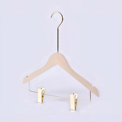 Luxury Wooden Hangers - Anti-Slip Wardrobe Solution
