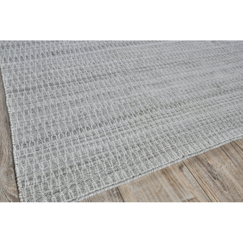 Florence Geometric Area Rug in Gray, Rectangle 6' x 9'