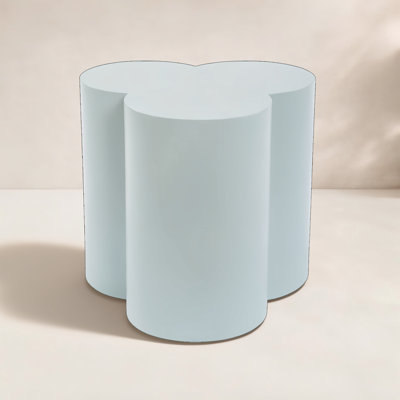  Beven Outdoor Light Blue Accent Table