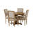 4 - Person Pedestal Dining Set-1869632348-1869632349-1869632418