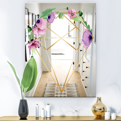 Miroir décoratif efflorescent