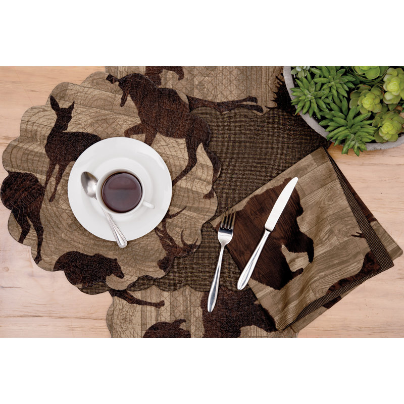 Aleira 100% Cotton Animals/Nature Square Napkin