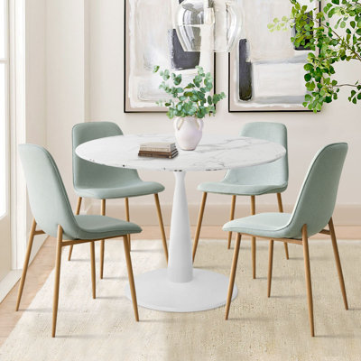 Folmar 4-Person Dining Set with 40" W Round Table