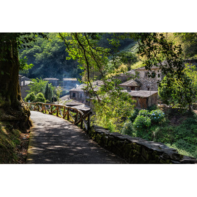 Teixois Village - Wrapped Canvas Print