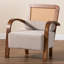 Chaise avec accoudoirs Baxton Studio