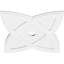 Médaillon de plafond contemporain en PVC de qualité architecturale 28 po x P 3 po x P 10 1/2 po x P 1 po Cosmo-36077764