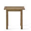 Acacia Wood Accent Side Table Weather-Resistant for Indoor Outdoor Use