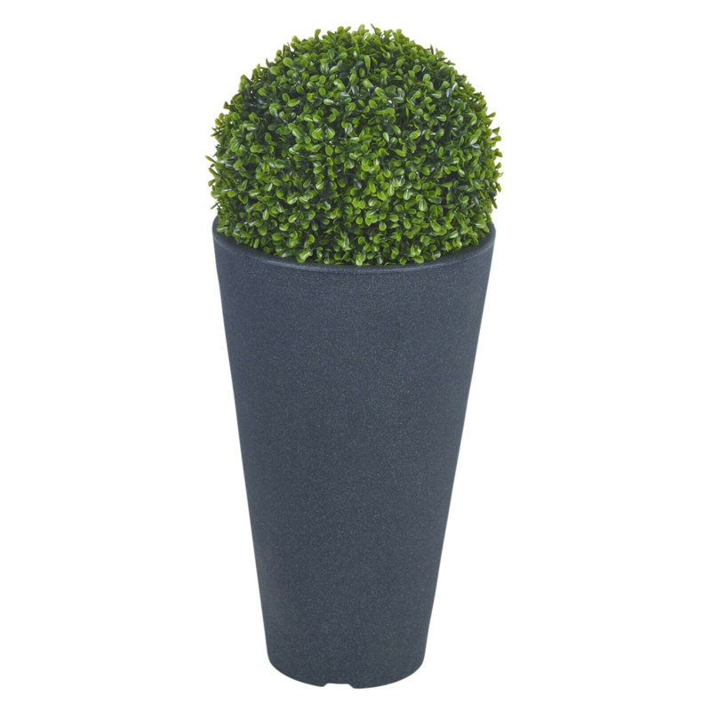 Elieace Pot Planter, Charcoal, 45cm H x 30cm W x 30cm D, 2