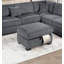 Ensemble de salon modulaire en forme de L avec repose-pieds 3 pièces Sincere-1250203668