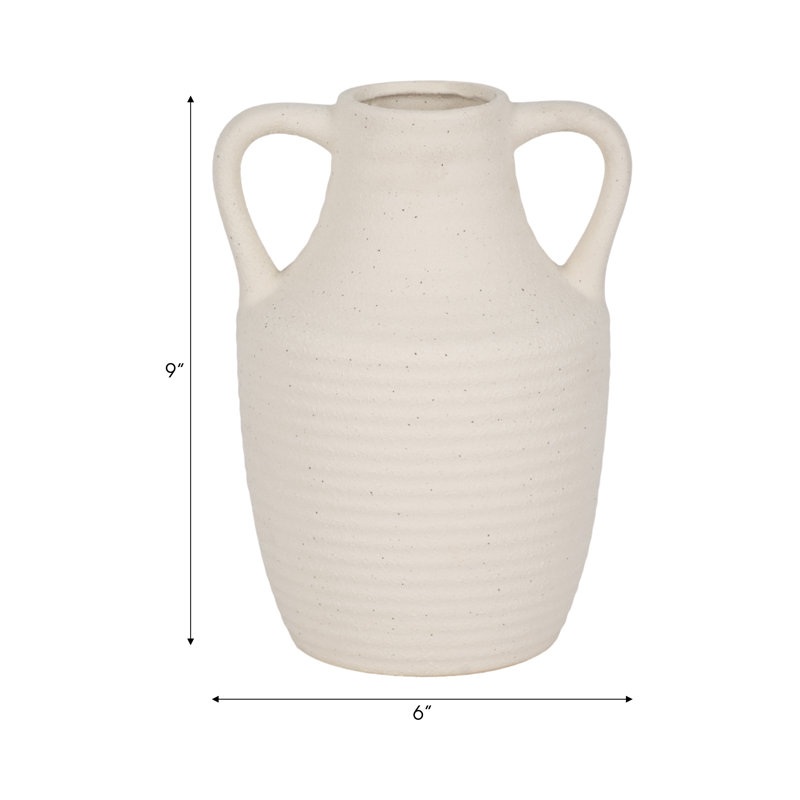 Llewellyn 9'' Handmade Ceramic / Porcelain Table Vase