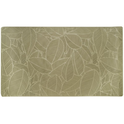 Tapis de douche antidérapant en caoutchouc avec ventouse brun Decor Living Rio