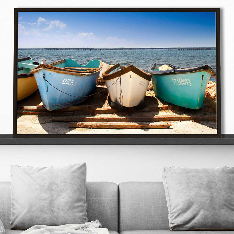 Brise-lames par - Photographie, Cadre flottant espresso, H 21,5 po x l 33,5 po x P 2 po
