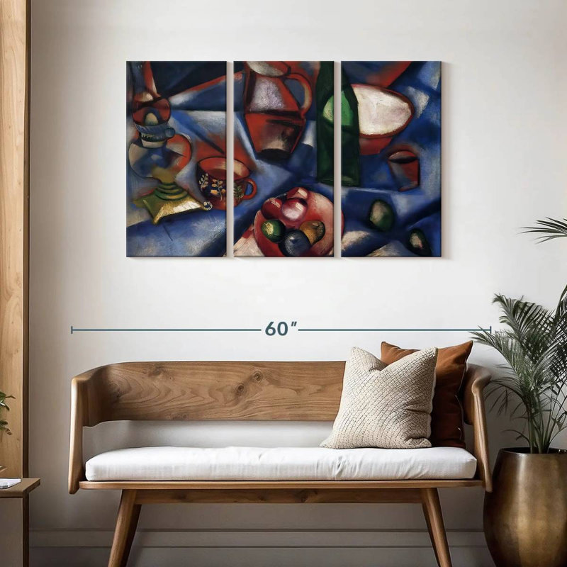 Nature morte 1912, H 28 po x l 45 po
