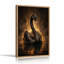 Ensemble de 1 tableau sur toile Cygne noir-130588452-130588450