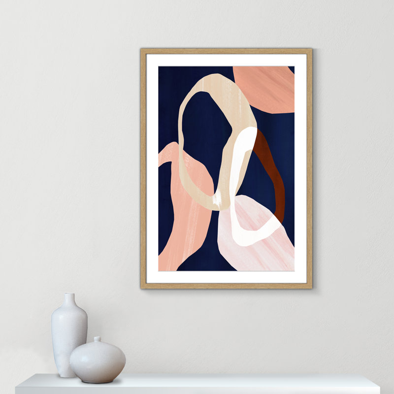 Loop II Print par Violets Print House, L 25,5 po x H 35,5 po, Imprimé mat, Naturel