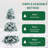 Artificial Flocked/Frosted Pine Christmas Tree-1825637956
